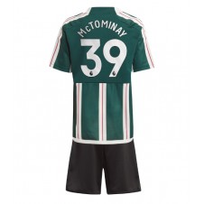 Manchester United Scott McTominay #39 Bortaställ Barn 2023-24 Korta ärmar (+ Korta byxor)